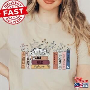 Music Albums As Books T-Shirt Shirt For  Concert Lover Fan Tee